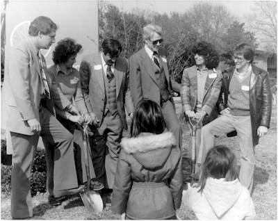Old Braeswood Park ground breaking ceremony, circa 1979